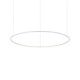 Suspensie Ideal Lux Hulahoop Sp D100 Led, Alb, 258751, Italia