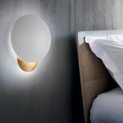 Aplica Ideal Lux Eclissi Small Led, Alb, 259048, Italia