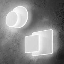Aplica Ideal Lux Pouche Ap Round Led, Alb, 259345, Italia