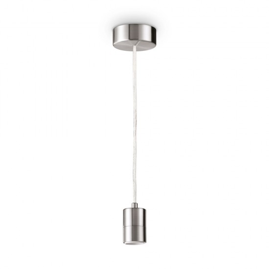 Pendul Tehnic Ideal Lux Set Up Msp Nickel E27, Nichel, 260044, Italia