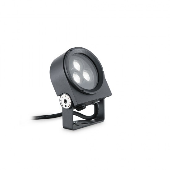 Proiector Ideal Lux Ulex 08W Source LED, Negru, 261287, Italia