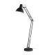 Lampadar Ideal Lux Wally Pt1 Total Black E27, Negru, 265292, Italia