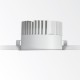 Downlight Incastrat Circular Ideal Lux Off Fi 28W 3000K Wh LED, Alb, 266510, Italia