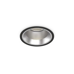 Downlight Incastrat Circular Ideal Lux Off Fi 15W 4000K Bk LED, Negru, 266565, Italia