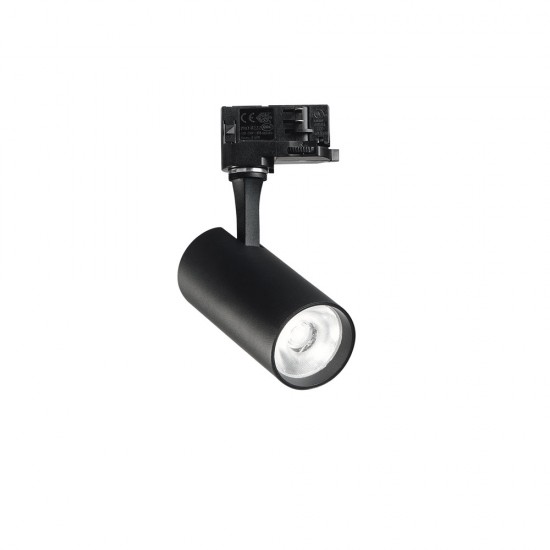 Downlight pe Sina 3 Faze Ideal Lux Fox 15W Cri80 41° 4000K Bk Led, Negru, 267777, Italia