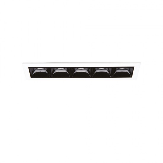 Downlight Incastrata Ideal Lux Lika 12,5W 4000K Trim Led, Gri, 267876, Italia