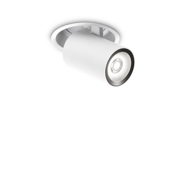 Downlight Incastrat Ideal Lux Nova 12W 4000K Wh Led, Alb, 267937, Italia