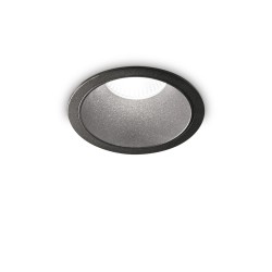 Downlight Incastrat Ideal Lux Game Round Bk Bk 4000K Led, Negru, 267968, Italia