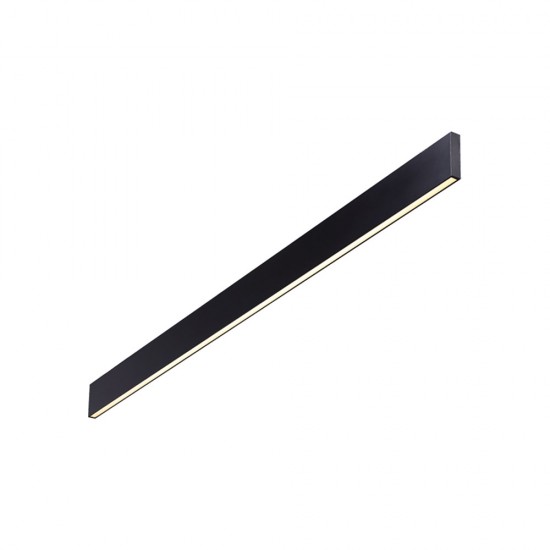 Plafoniera Tehnica Ideal Lux Linus Ap Bk 4000K Led, Negru, 268071, Italia
