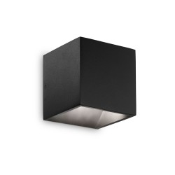 Aplica Exterior Ideal Lux Rubik Ap1 D10 Nero 3000K Led, Negru, 269320, Italia