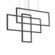 Candelabru Ideal Lux Frame Sp Rettangolo Nero Led, Negru, 269382, Italia