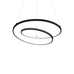 Suspensie Ideal Lux Oz Sp D60 Nero Led, Negru, 269436, Italia