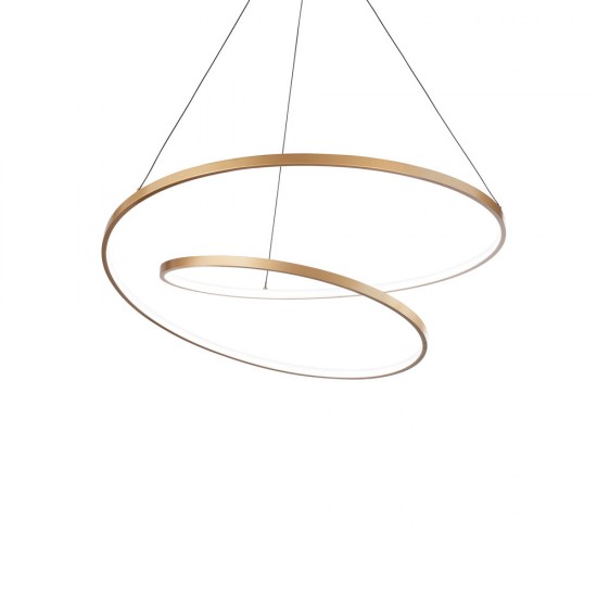Suspensie Ideal Lux Oz Sp D60 Oro Led, Auriu, 269443, Italia