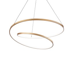Suspensie Ideal Lux Oz Sp D80 Oro Led, Auriu, 269467, Italia