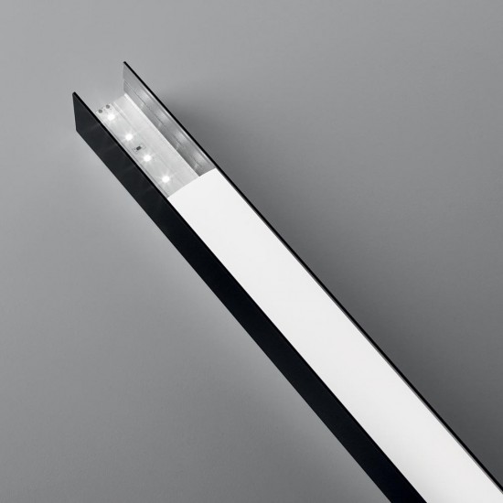 Profil Banda Led Ideal Lux Vision Trimless Profilo 3000 Mm Bk Negru, 270531, Italia