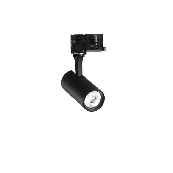Downlight pe Sina 3 Faze Ideal Lux Fox 08W Cri80 41° 4000K Bk Led, Negru, 271446, Italia