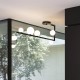 Lustra Plafon Ideal Lux Birds Pl5 G9, Negru, 273631, Italia