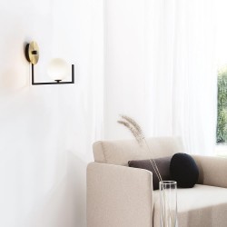 Aplica Ideal Lux Birds Ap1 G9, Negru, 273655, Italia