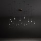 Suspensie Lucciola Sp16 Ottone LED, Auriu, 284019, Ideal Lux Italia