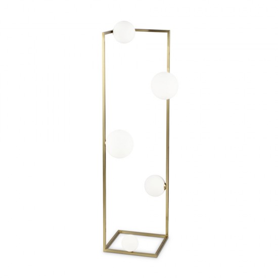 Lampadar Angolo Pt5 Ottone G9, Auriu, 284354, Ideal Lux Italia