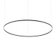 Suspensie Ideal Lux Oracle Slim Sp D150 Round Bk 3000K LED, Negru, 285061, Italia