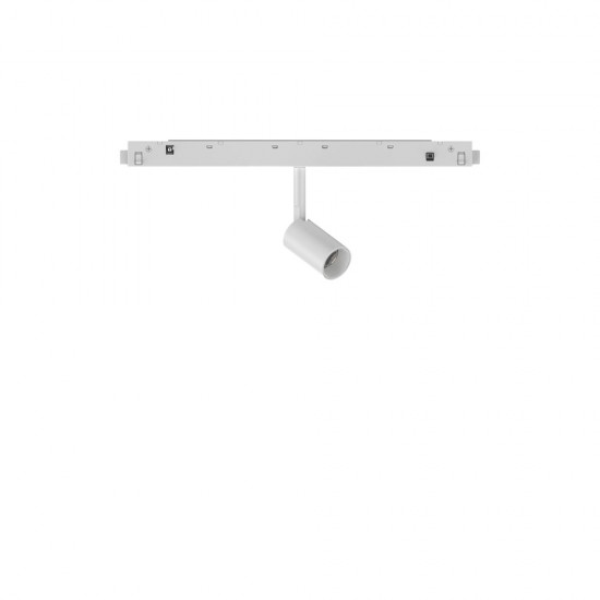 Downlight pe Sina Magnetica Ideal Lux Ego Track Single 03W 3000K Dali Wh LED, Alb, 286402, Italia