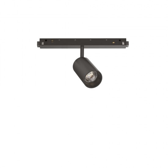 Downlight pe Sina Magnetica Ideal Lux Ego Track Single 08W 3000K Dali Bk LED, Negru, 286419, Italia