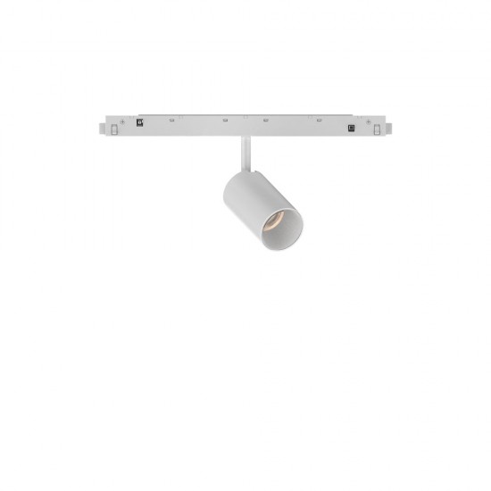 Downlight pe Sina Magnetica Ideal Lux Ego Track Single 08W 3000K Dali Wh LED, Alb, 286426, Italia