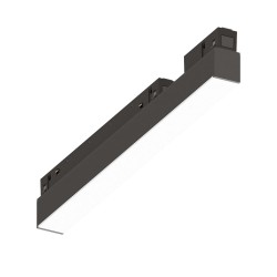Downlight pe Sina Magnetica Ideal Lux Ego Wide 07W 3000K Dali Bk LED, Negru, 286495, Italia
