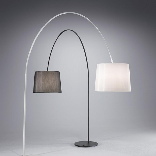 Lampadar Ideal Lux Dorsale Mpt1 Nero E27, Negru, 286679, Italia