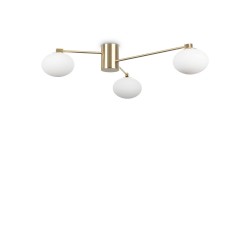 Lustra Plafon Hermes Pl3 G9, Auriu, 288260, Ideal Lux Italia
