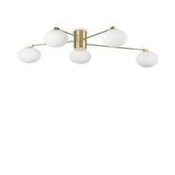 Lustra Plafon Hermes Pl5 G9, Auriu, 288277, Ideal Lux Italia
