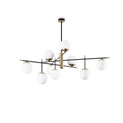Candelabru Gourmet Pl9 E14, Negru, 289489, Ideal Lux Italia