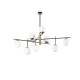 Candelabru Gourmet Pl9 E14, Negru, 289489, Ideal Lux Italia