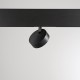 Downlight pe Sina Magnetica Ego Track Flat Single 09W 3000K On-Off Bk LED, Negru, 290614, Ideal Lux Italia