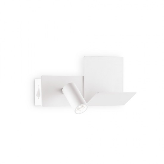 Aplica Dormitor Komodo-1 Ap Bianco LED, Alb, 291789, Ideal Lux Italia