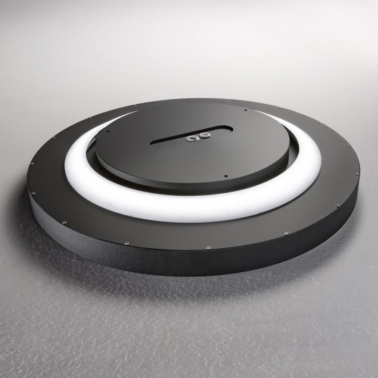 Plafoniera Baie Fly Pl D60 3000K Nero LED, Negru, 292205, Ideal Lux Italia