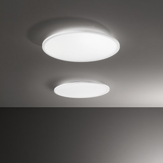 Plafoniera Baie Fly Slim Pl D60 3000K LED, Alb, 292250, Ideal Lux Italia