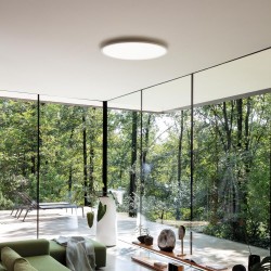 Plafoniera Baie Fly Slim Pl D60 3000K LED, Alb, 292250, Ideal Lux Italia