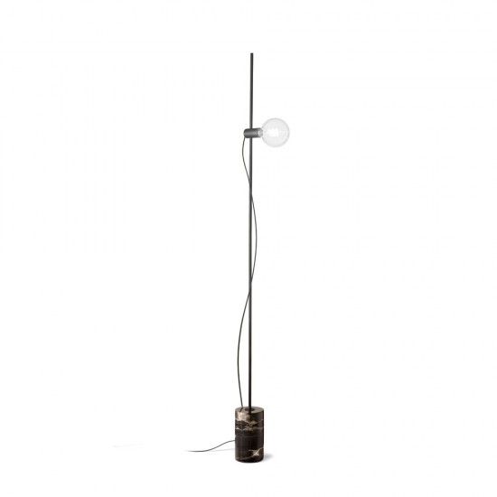 Lampadar Eva Pt1 Nero E27, Negru, 295213, Ideal Lux Italia