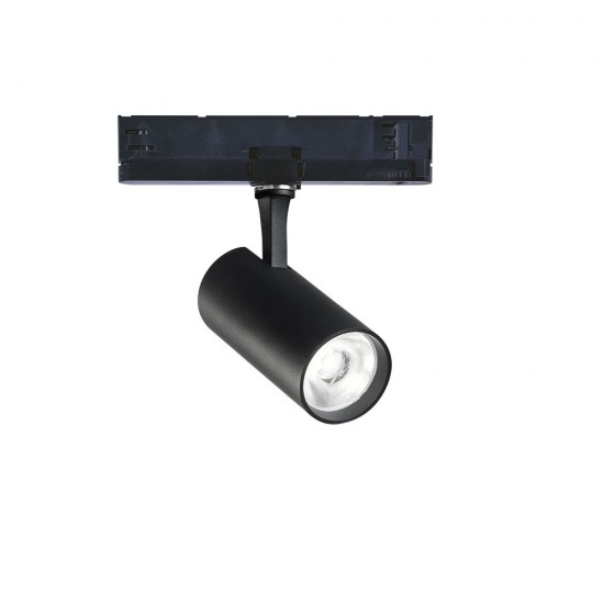 Downlight pe Sina 3 Faze Fox 15W Cri90 3000K 1-10V Bk LED, Negru, 302553, Ideal Lux Italia