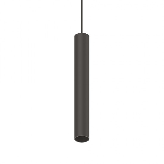 Pendul Sina Ego Pendant Tube 12W 3000K 1-10V Bk LED, Negru, 303574, Ideal Lux Italia