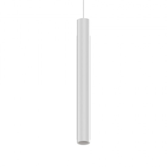 Pendul Sina Ego Pendant Tube 12W 3000K 1-10V Wh LED, Alb, 303598, Ideal Lux Italia