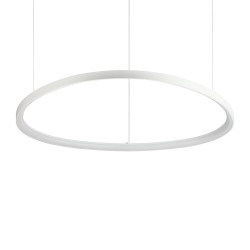 Suspensie Gemini Sp D105 Bianco LED, Alb, 303895, Ideal Lux Italia