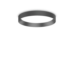 Plafoniera Baie Fly Pl D35 4000K Nero LED, Negru, 306582, Ideal Lux Italia