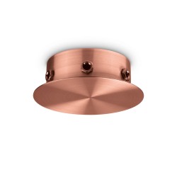 Baza pt Suspensie Rosone Magnetico 6 Luci Rame Brunito Cupru, 307091, Ideal Lux Italia