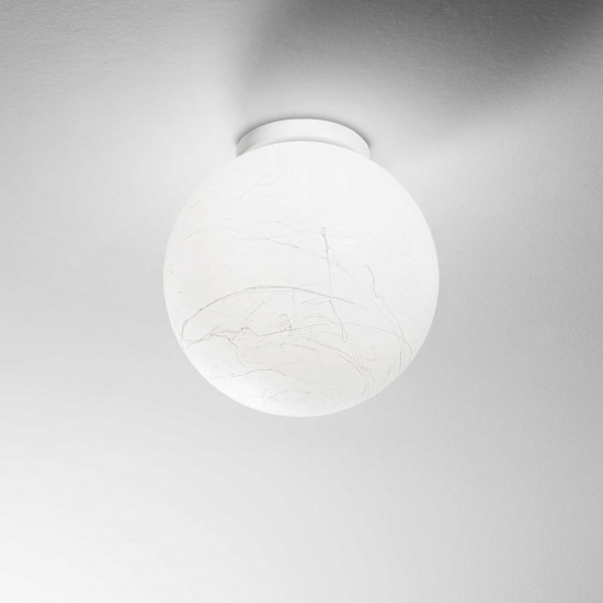 Plafoniera Carta Pl1 D30 E27, Alb, 317113, Ideal Lux Italia