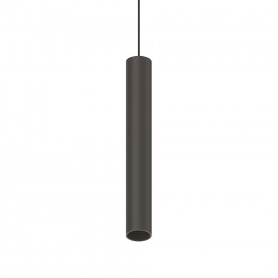 Pendul Sina Magnetica Ego Pendant Tube 12w 4000k On-off LED, Negru, 321653, Ideal Lux Italia