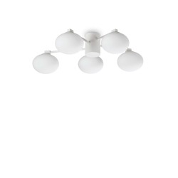 Lustra Plafon Hermes Pl5 D60 G9, Alb, 322698, Ideal Lux Italia