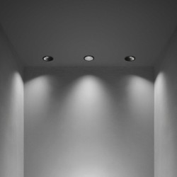 Accesoriu Spot Zeus Frame Trim Round 13w Negru, 323527, Ideal Lux Italia